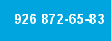 926 872-65-83